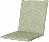 tuinkussen stapelstoel 97 x 49 cm katoen/polyester groen