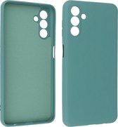 Fashion Backcover Telefoonhoesje - Color Hoesje - Geschikt voor Samsung Galaxy A13 5G - Donker Groen