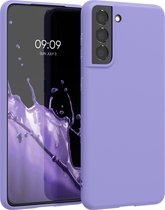 kwmobile telefoonhoesje voor Samsung Galaxy S21 - Hoesje voor smartphone - Back cover in violet lila