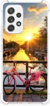 Back Case TPU Siliconen Hoesje Samsung Galaxy A53 5G Telefoon Hoesje met doorzichtige rand Amsterdamse Grachten