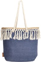 PE-Florence Natural life Shopper - Jeansblauw