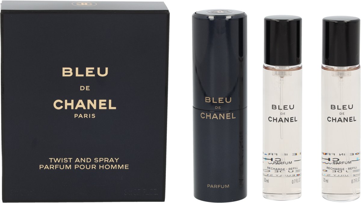 bleu de chanel 3 x 20 ml