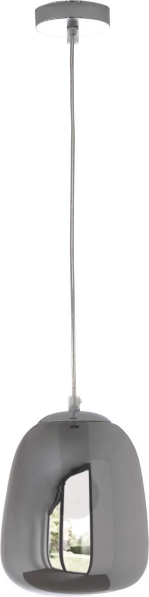 MEO Fano Hanglamp - Glazen kap - Sfeervolle Verlichting - Atmosferische verlichting - Zilver