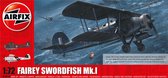 1:72 Airfix 04053B Fairey Swordfish Mk.I Plane Plastic Modelbouwpakket