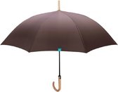 paraplu Ombr√É¬© automatisch 61 cm fiberglas bruin