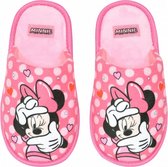 pantoffels Minnie Mouse  meisjes polyester/TPR roze maat 27-28