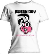 Green Day - Road Kill Dames T-shirt - XL - Wit