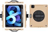 P.C.K. Hoesje/Backcover/Sockproof/Stootproof/Bouw Robuuste Armor Case goud geschikt voor Apple iPad AIR 10.9 (2022)
