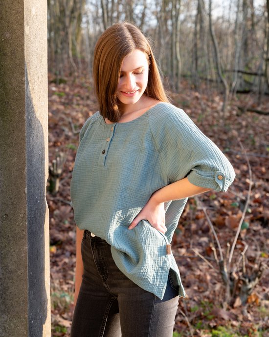 Knit Factory Nena Top - Vert Pierre - S