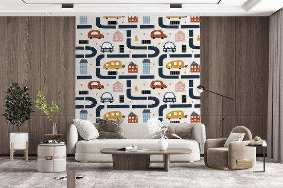 Papier Papier peint photo - Design de Papiers Peints - Garçons - Voiture - Enfants - Largeur 240 cm x Hauteur 260 cm