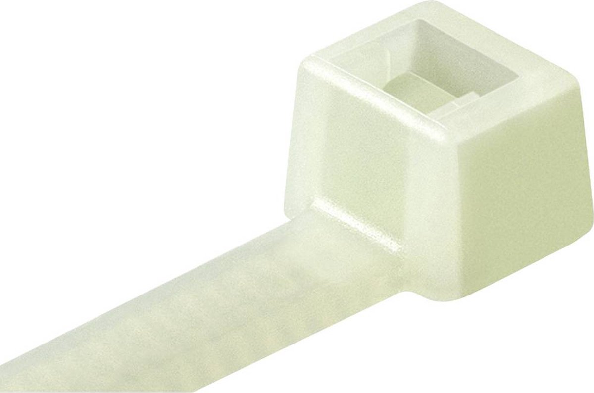 HellermannTyton 138-00028 UB160C-N-PA66-NA Kabelbinder 160 mm 4.60 mm Natuur 100 stuk(s)