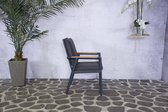 SenS Garden Furniture - Alexia Aluminium Houtenstoel - Zwart