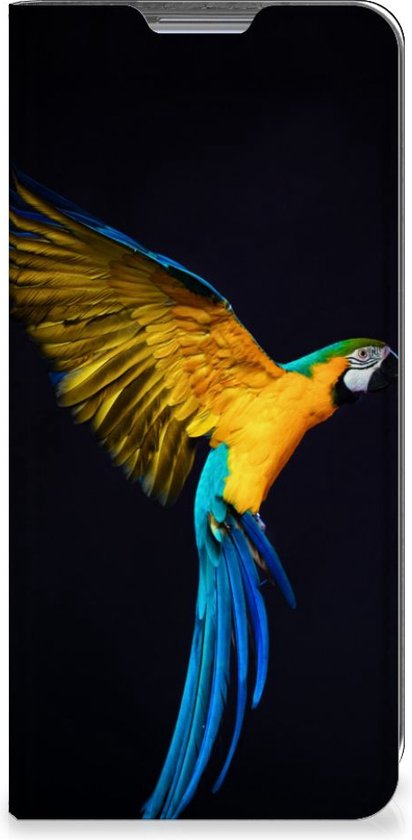 Telefoontas Xiaomi 12 | 12X Smart Cover Hoesje Papegaai