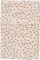 Cottonbaby - ledikantlaken - Rain Room/Latte - Cottonsoft - 120 x 150 cm