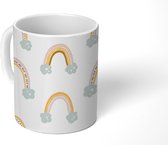 Mok - Meisjes - Patronen - Regenboog - Mokken - 350 ML - Beker - Uitdeelcadeautjes