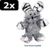 2x KONG SOFTIE FUZZY BUNNY 11X4X15,5CM