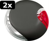 2x FLEXI LAMP UNIVERSEEL ZWART
