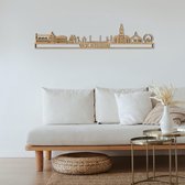 Skyline Volendam Eikenhout 165 Cm Wanddecoratie Voor Aan De Muur Met Tekst City Shapes