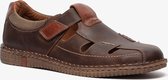 Hush Puppies leren heren sandalen - Bruin - Maat 41 - Echt leer - Uitneembare zool