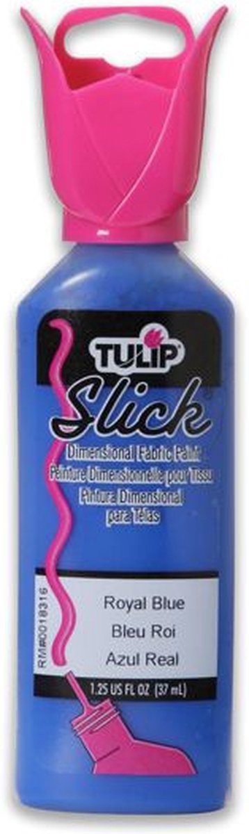 Tulip Dimensionele Stof verf - Slick Royal Blauw - 37ml