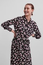 Pieces Blouse Pcvatilda Ls Shirt Bc 17124377 Black/with Flowers Dames Maat - M