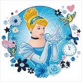 CD851000307 Camelot Dotz - 40cmx40cm Cinderella's World Diamond Painting Kit (produit par Diamond Dotz®)