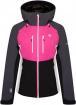 outdoorjas Diverse dames polyester roze/grijs maat 34