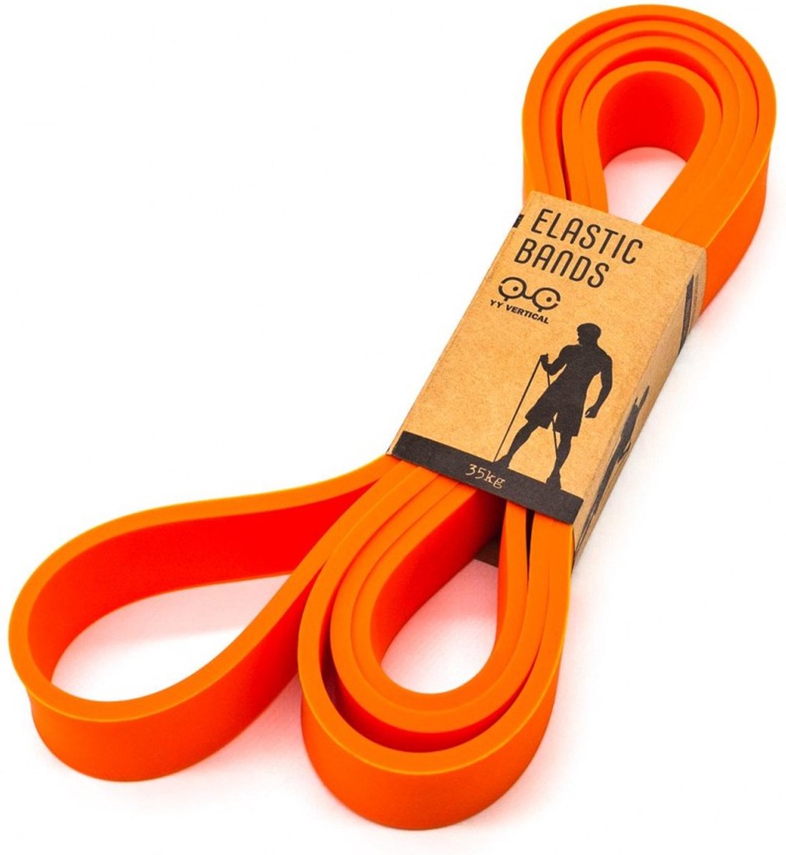 Y&Y Elastic Resistance bands hulpmiddel voor krachttraining 35 KG - Oranje