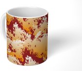 Mok - Koffiemok - Design - Abstract - Rood - Woestijn - Mokken - 350 ML - Beker - Koffiemokken - Theemok