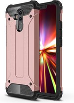 Mobigear Outdoor Backcover Hoesje - Geschikt voor Huawei Mate 20 Lite - Gsm case - Roségoud