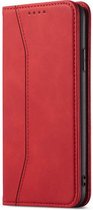 iPhone SE 2022 Bookcase Hoesje - Magnetisch - Leer - Portemonnee - Book Case - Wallet - Flip Cover - Apple iPhone SE 2022 - Rood