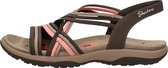 Skechers Reggae Slim Sandalen bruin Textiel - Dames - Maat 36