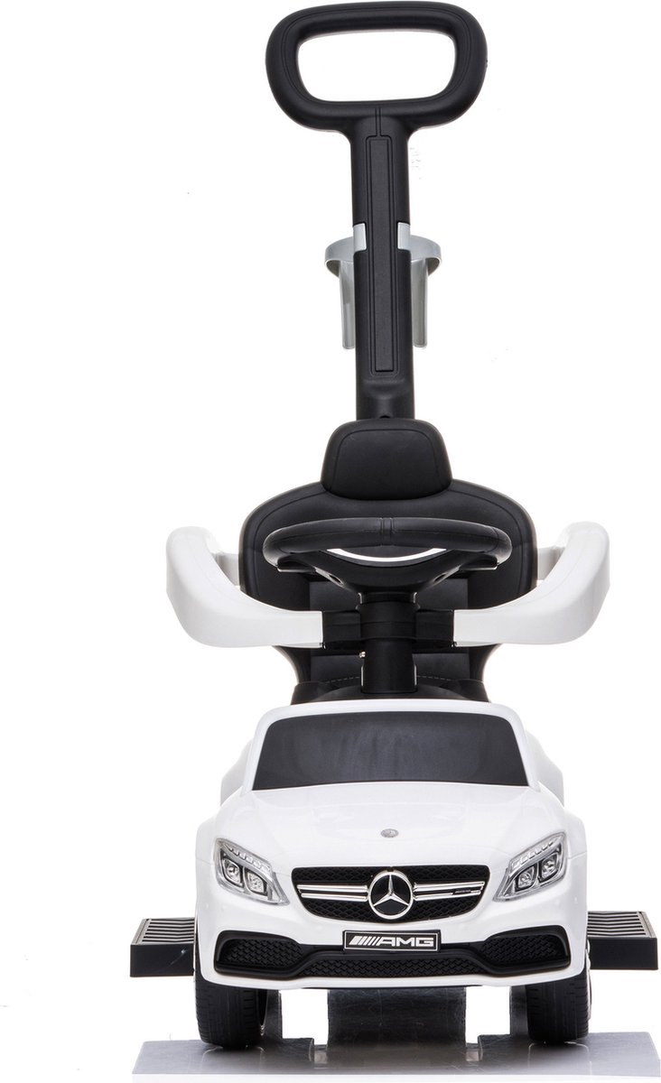 Loopauto Mercedes met geluid Meegroeiend Wit