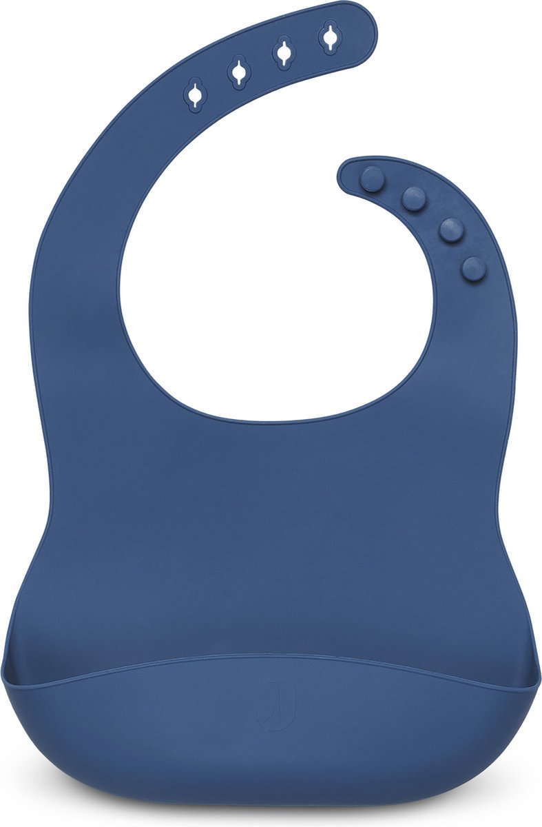 Jollein Slab Siliconen - Jeans Blue Jollein Slab Siliconen - Jeans Blue