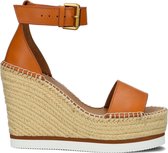 See By Chloé Glyn High Sandalen - Met Sleehak - Dames - Oranje - Maat 41