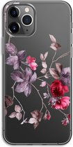 Case Company® - iPhone 11 Pro hoesje - Mooie bloemen - Soft Cover Telefoonhoesje - Bescherming aan alle Kanten en Schermrand