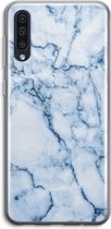 Case Company® - Samsung Galaxy A50 hoesje - Blauw marmer - Soft Cover Telefoonhoesje - Bescherming aan alle Kanten en Schermrand