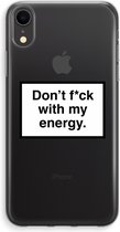 Case Company® - iPhone XR hoesje - My energy - Soft Cover Telefoonhoesje - Bescherming aan alle Kanten en Schermrand