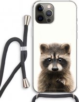 Case Company® - iPhone 12 Pro hoesje met Koord - Rocco - Telefoonhoesje met Zwart Koord - Extra Bescherming aan alle Kanten en Over de Schermrand
