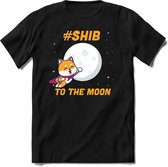Shiba inu mascotte T-Shirt | Crypto ethereum kleding Kado Heren / Dames | Perfect cryptocurrency munt Cadeau shirt Maat XL