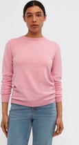 Object Trui Objthess L/s O-neck Knit Pullover Noos 23034469 Begonia Pink/melange Dames Maat - XL