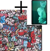 Lenovo Tab P11 Hoesje Case Hard Cover Hoes Book Case + Screenprotector - Graffity