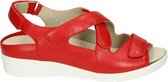 Verhulst 8356-61-30 - Volwassenen Platte sandalen - Kleur: Rood - Maat: 39