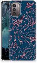 Telefoonhoesje Nokia G21 | G11 Silicone Back Cover Palm Leaves
