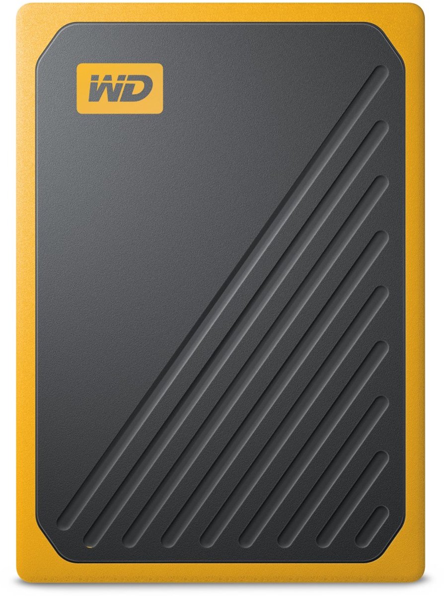 Western Digital My Passport Go - Externe SSD - 2 TB - Geel
