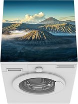 Wasmachine beschermer mat - Indonesië - Vulkaan - Wolk - Breedte 60 cm x hoogte 60 cm