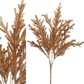 PTMD Twig Plant Dennenappel Kunsttak - 30 x 18 x 38 cm - Goud