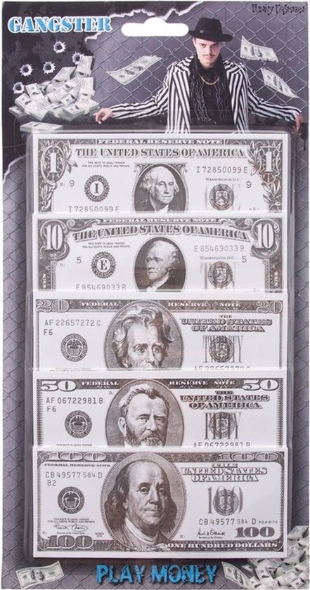Argent jouet faux dollars 300 pièces