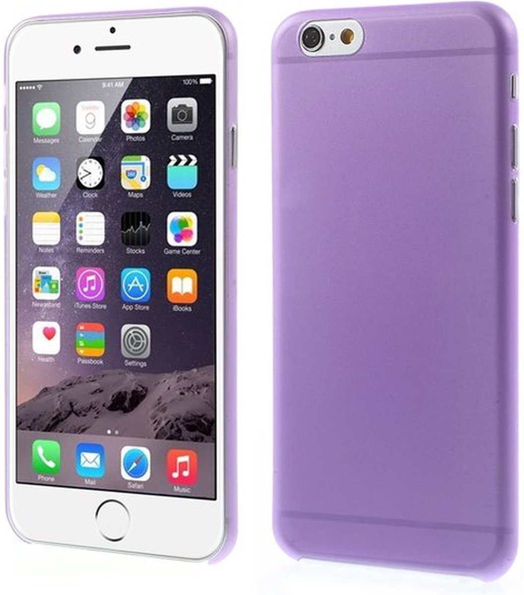Peachy Ultra dunne, stevige 0.3 mm dikke geschikt voor iPhone 6 6s hoesjes - Paars
