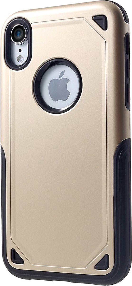 Peachy ProArmor protection hoesje bescherming geschikt voor iPhone XR case - Goud